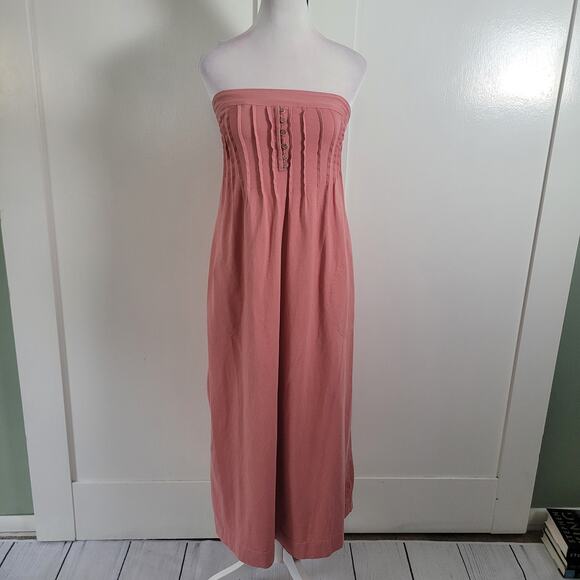 Free People Pink Midi Dress - Picture 2 of 10